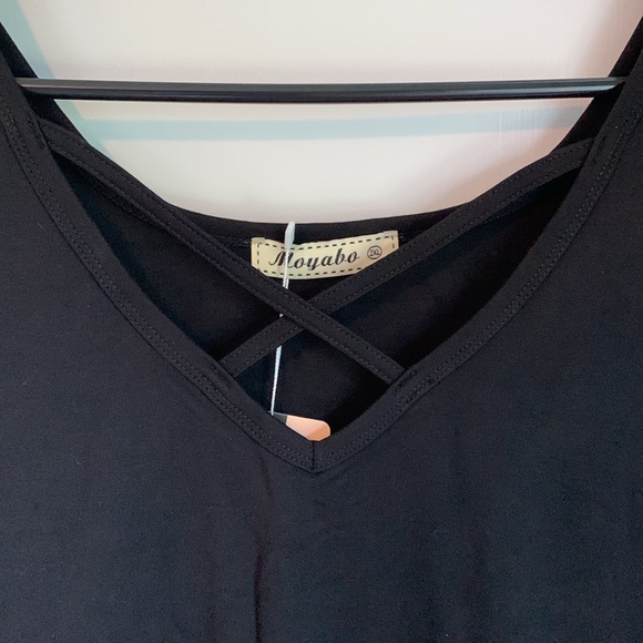 Women's Elegant V-Neck - Casual Sleeveless Summer Dress with Pockets -runs small - Picture 5 of 7